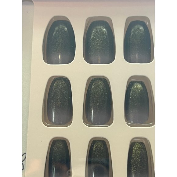 Clutch Nails Starlite Press On Nails 24 Reusable Coffin Long NEW - Picture 2 of 4